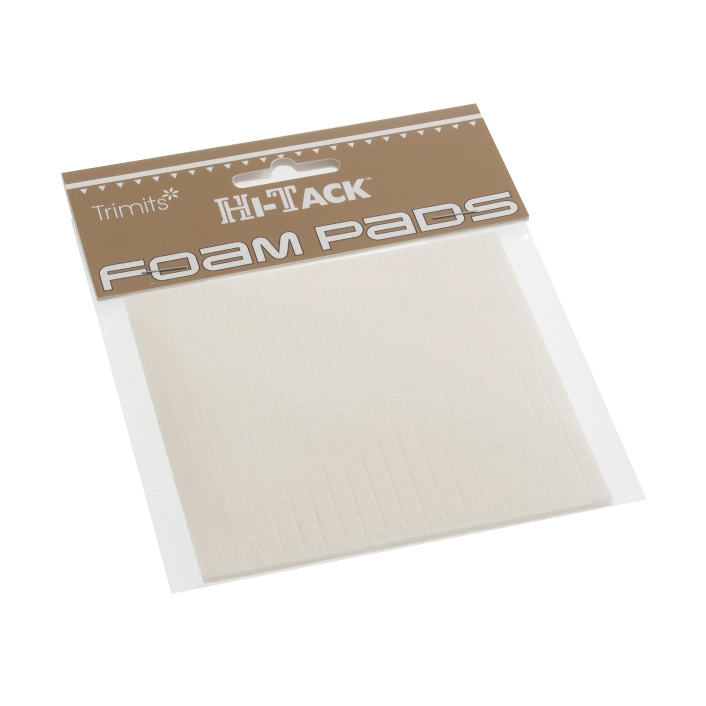 Hi Tack Foam Pads 0.5 x 0.5cm Square White