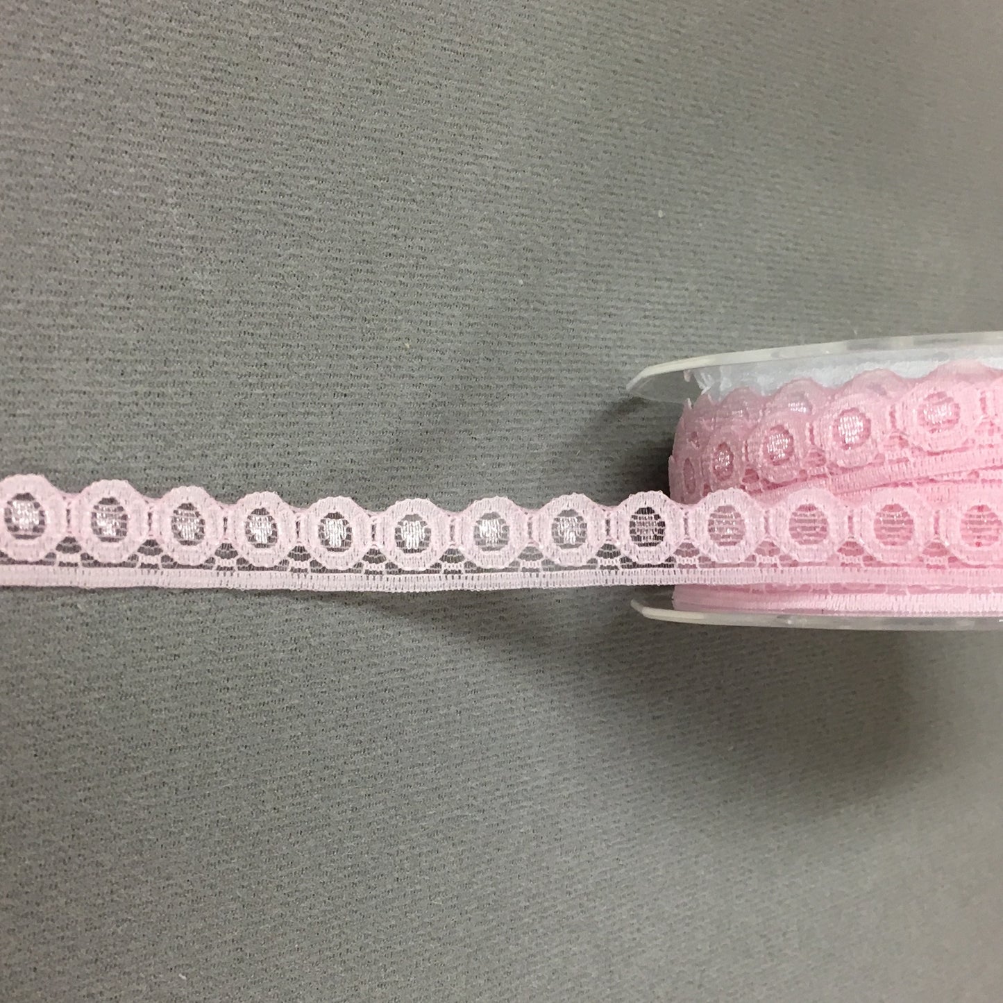 Lace Trim 1/2" wide Pink approx 300 metre reel