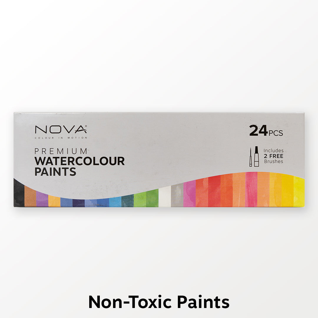 Nova Premium Watercolor Paints Set Of 24 DRK Promotions   NVMXM022 201 Info 