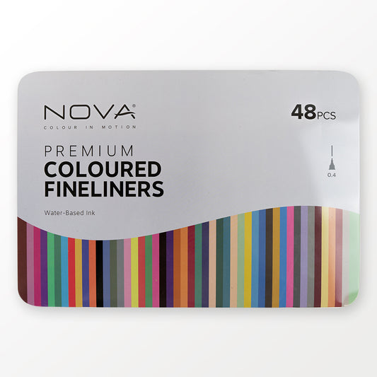 Nova Premium colored fineliners - set of 48