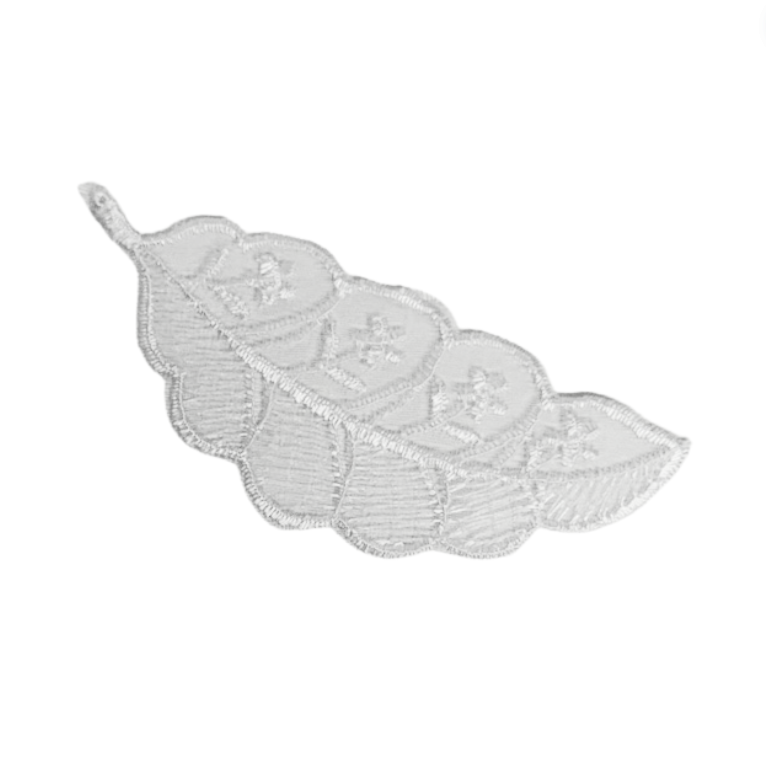 Organza motif Leaf - Pack of 24