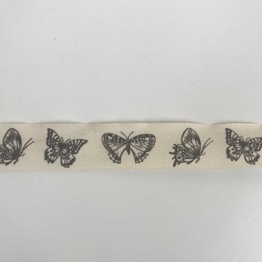 Butterflies on Natural 20mm x 20 metres