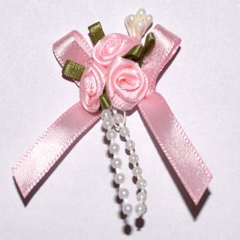 Ribbon Rose Cluster Pink pack 20