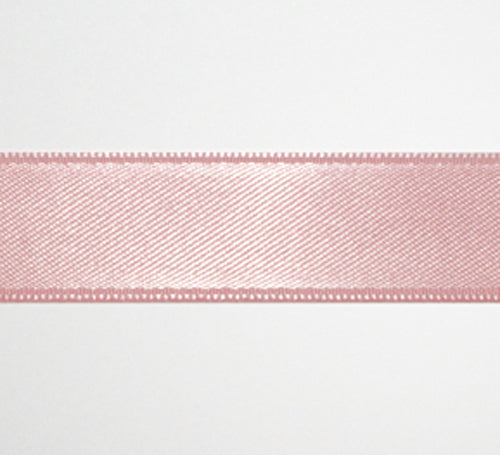 Double side Satin 15mm Ribbon 20 metre reel Light Pink