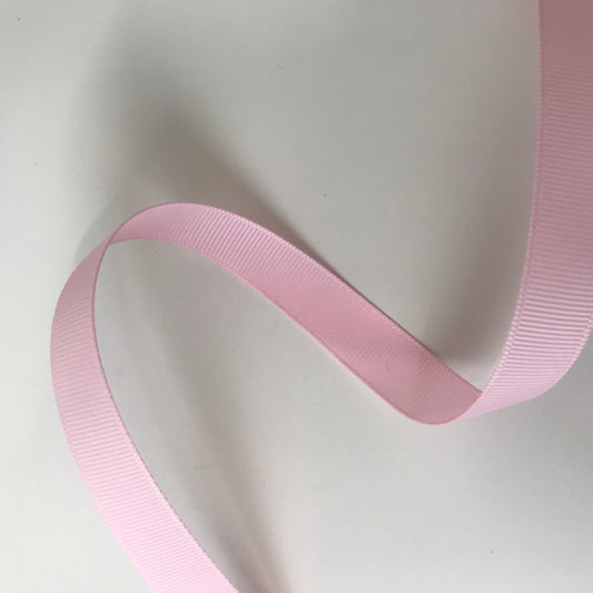 Grosgrain Ribbon Pink 15mm x 20 metre reel