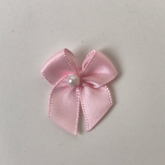 Pearl Bow Light Pink pack 100