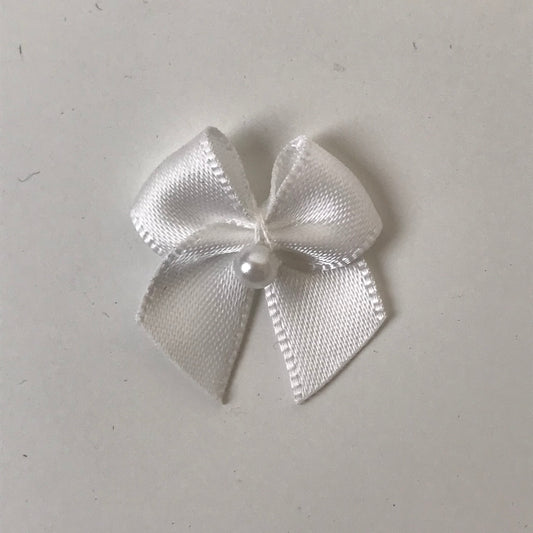 Pearl Bow Antique White pack 100