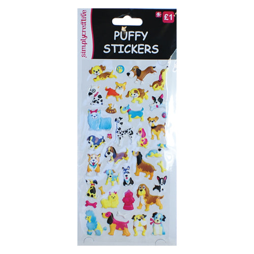 Simply Creative Puffy Sticker Dogs