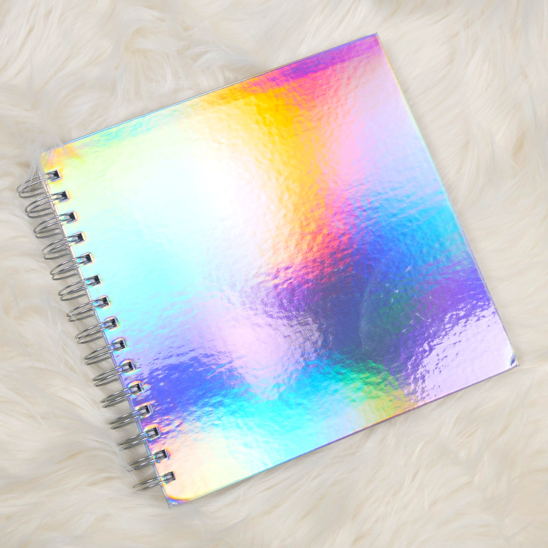 Simply Creative Albums 8x8 Silver Holographic