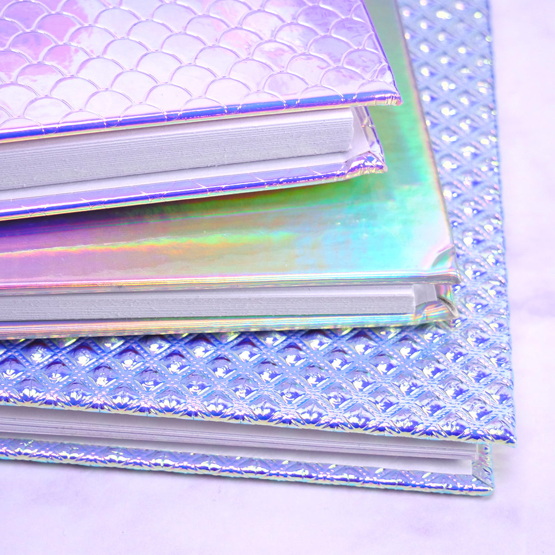 Simply Creative Albums 8x8 Holographic Diamonds Lilac