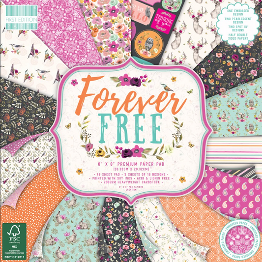 First Edition Forever Free 8x8" Paper Pad 48 Sheets ( FSC )
