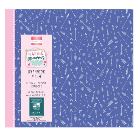 First Edition 8x8 Premium Scrapbook Album - Making Memories