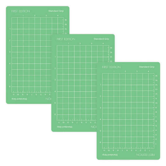 First Edition 4.5x 6.5 Standard Grip cutting mat x 3