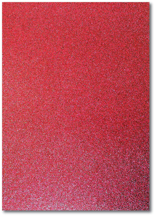 Dovecraft A4 Glitter Card Wine - 20 Sheets
