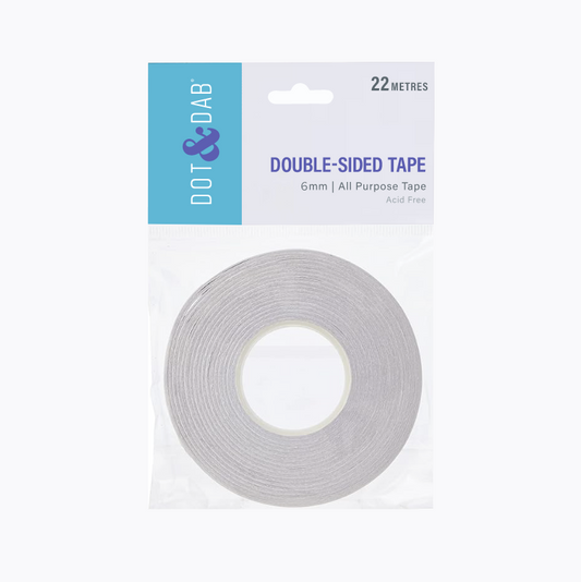 Dot & Dab Double Sided Adhesive Tape 6mm x 22m
