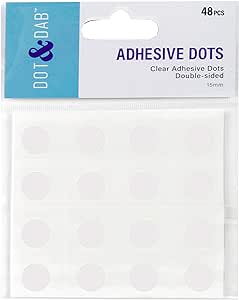 Dot & Dab Glue Dots 15mm x 15mm 48 dots