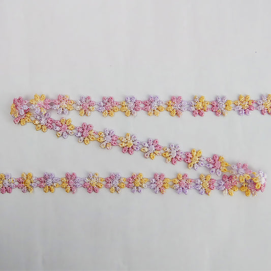 Guipure Daisy 1/2" wide Special Multi 27.4 metre cards